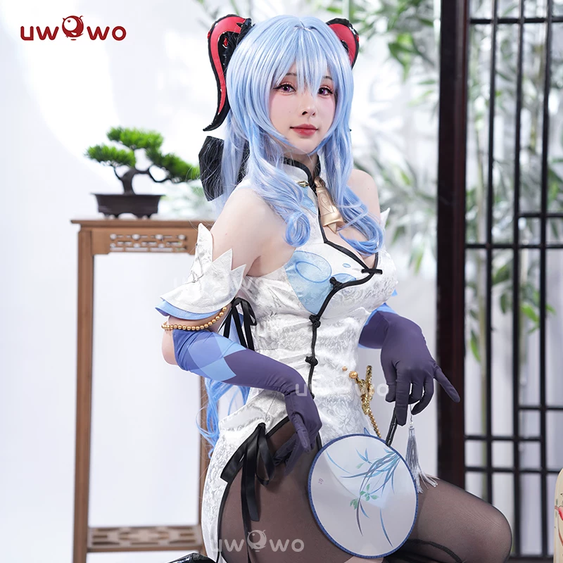 Спотовый Uwowo Yuwowo оригинал бог Ганью фан чхонсам косплей костюм женский оригинал авторизованный анимационный