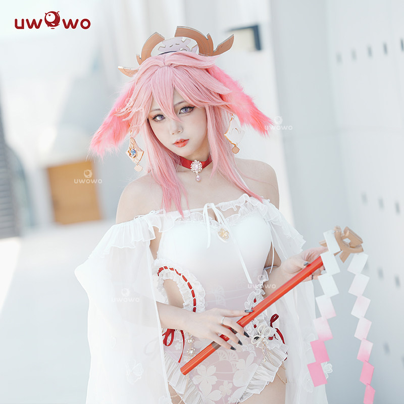 八重神子 同人 チャイナ uwowo 原神Genshin 八重神子花嫁 コスプレ服