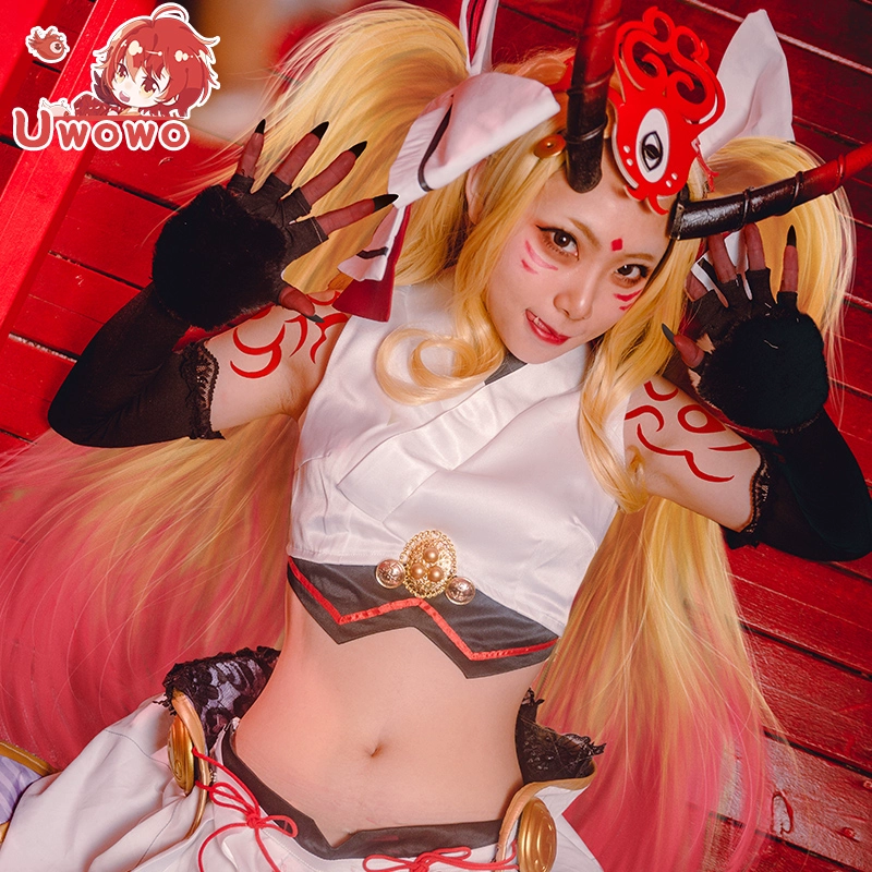 Spot Uwowo Youwowo Fate Grand Order FGO Ibaraki boy full trang phục cosplay bị hỏng - Cosplay