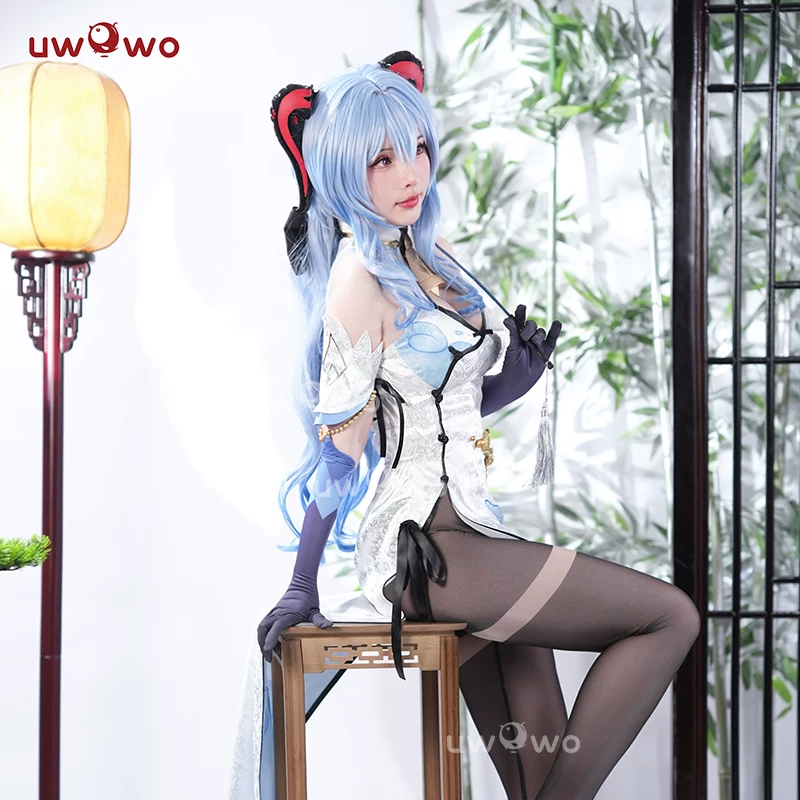 Спотовый Uwowo Yuwowo оригинал бог Ганью фан чхонсам косплей костюм женский оригинал авторизованный анимационный