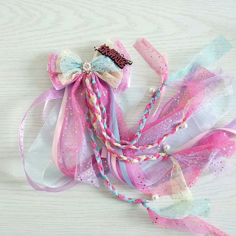 xe can bang Trẻ em cân bằng xe mũ bảo hiểm đồ trang sức cô gái dài streamer siêu cổ tích mũ bảo hiểm cậu bé mũ bảo hiểm ruy băng trang trí tùy chỉnh - Smart Scooter mua xe thăng bằng ở hà nội