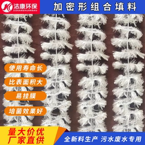 High-quality encrypted biological combination filler culture bacteria hanging film biological rope anaerobic aerobic pool sewage treatment factory direct sales