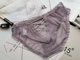 ຈັດສົ່ງຟຣີສໍາລັບ 5 ສິ້ນຂອງ panties ຂອງແມ່ຍິງ sexy ມີຕາຫນ່າງ lace hollow ແລະ panties ໂປ່ງໃສຫຼາຍແຖບຢູ່ດ້ານຫລັງຂອງແມ່ຍິງ