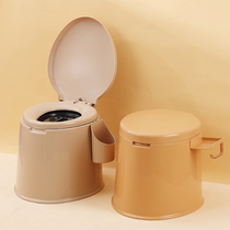 Mobile toilet for elderly pregnant women portable adult toilet chair plastic toilet indoor spittoon household