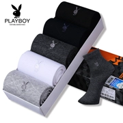 Vớ Playboy Vớ cotton nam 100% Cotton thoáng khí Khử mùi Mùa Thể thao Vớ mùa đông Vớ ấm
