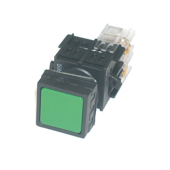 Imported South Korea Kaikun KACON22mm square flat head self-locking button switch K22-32 self-locking button