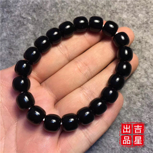 Lufeng Ji Stars Out of the First Line Pharmacist Manau Natural Pharmacist Pearl 11mm Pure Black Old Type Bucket Pearl