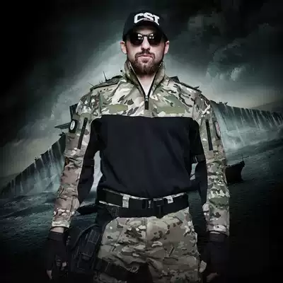 Thief-less WZJP color color match 2018 CP frog suit army fan frog suit suit men black field suit