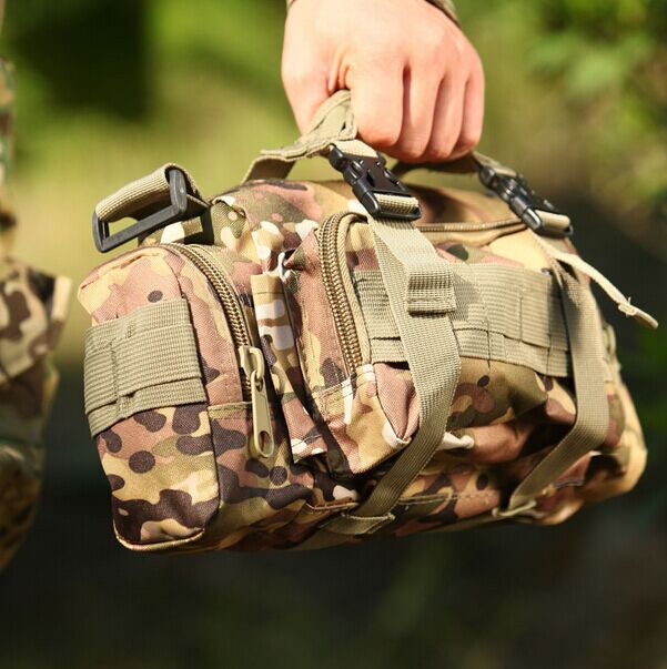 WZJP No Thieves 3P Multi-functional Tactical Magic Purse Riding Pack Army Fans Outdoor Hand Skew Cross Single Shoulder Waist Hanging