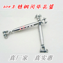 Drill promotion 304 stainless steel turnbuckle screw tensioner tightener (closed) closed body turnbuckle M6