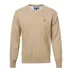 Pauls POLO quầy quần áo nam chính hãng Mùa xuân cashmere pha trộn áo len cổ chữ V dài tay PS14KS105 - Áo len Cashmere áo khoác sơ mi nam Áo len Cashmere