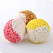 Pet ball kitty chasing grindstone grinding claw training Puzzle Accessories Utensils Natural Silk Melon and Dog Toys