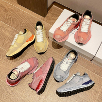 2021 Fall new retro to make old thick bottom old daddy shoes Yu Wenle Identical Dissolution Shoe Lovers Sports Casual Shoes