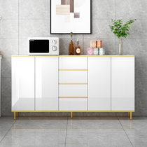 Sideboard slate modern minimalist white kitchen locker ultra-thin 30CM cupboard storage sideboard tea cabinet
