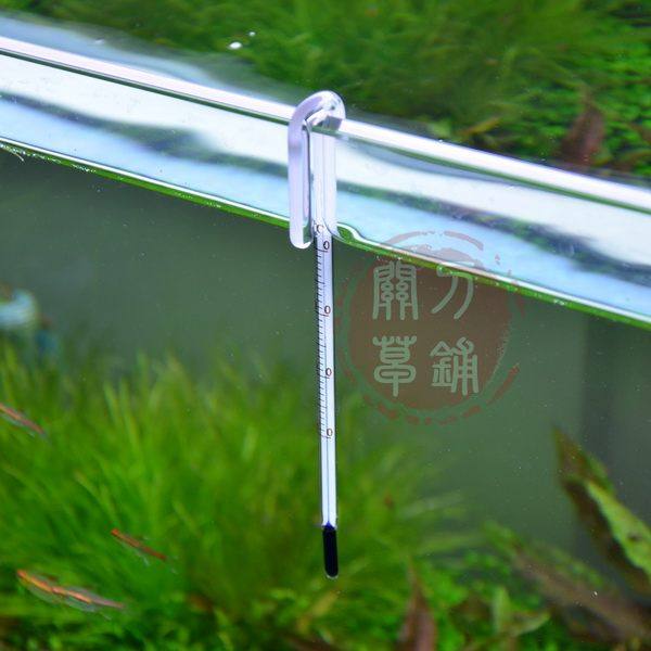 Grass tank fish tank thermometer ADA type glass adhesive hook crutch water temperature meter 5 6 8 10 12 15mm