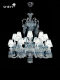 Baccarat French Baroque European blue crystal chandelier living room villa luxury multi-head chandelier lighting fixtures