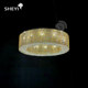 Egyptian Imported Crystal Italian-Style Light Luxury Villa Living Room Songbek Round Crystal Chandelier Dining Room Bedroom High-End Lamp