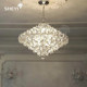 Egyptian Imported Crystal Chandelier, Light Luxury Songbek Villa Living Room, Dining Room, Bedroom, Study, Creative Diamond Crystal Lamp
