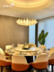 Italian Lasvit Facet Handmade Glass Chandelier Modern Light Luxury Dining Room Artistic Creative Living Room Lighting Fixtures