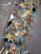Italian-Style Light Luxury Artistic Colorful K9 Crystal Butterfly Decorative Lighting Wall-Mounted Bedroom Living Room Creative Crescent Wall Lamp