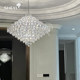 Egyptian Imported Crystal Chandelier, Light Luxury Songbek Villa Living Room, Dining Room, Bedroom, Study, Creative Diamond Crystal Lamp