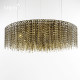 Italian Lolli&Memmoli Italian Accessible Luxury House Duplex Floor Round Crystal Chandelier Living Room Dining Room Lamp