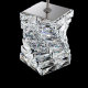 Songbeike Light Luxury Modern Imported Egyptian Crystal Small Chandelier Bar Island Entrance Light Creative Bedroom Bedside Lamp