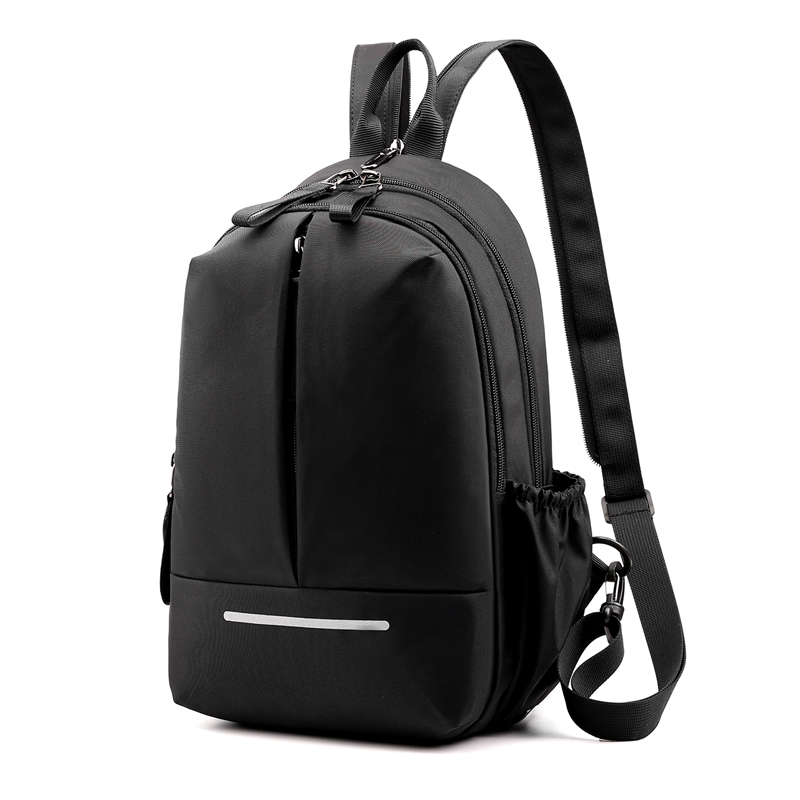 Multifunctional double shoulder bag men's bag Chauded male breasted bag Han version Jane about male and female chest front inclined satchel shoulder student body bag