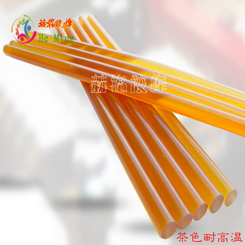 Brown High Temperature 130 Degree Hot Melt Glue Rod Hot Melt Glue Rod Hot Solvent Rod 11mm * 300mm Hot Melt Glue Gun