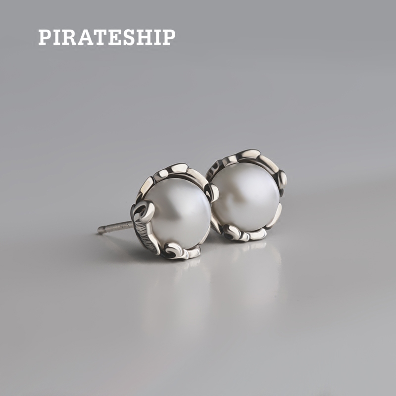 Usd 91 96 Pirate Ship Silver Ornaments Mermaid Tears Earrings Pirate Ship Silver Ornaments Mermaid Tears Earrings Female Freshwater Pearl Personality Temperament Korean Simple