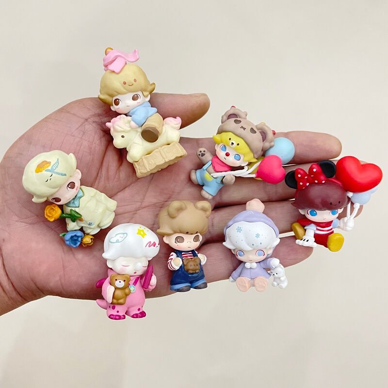 Dimoo Cute Doll Customization, Second-Generation Customization, Pvc Material, Can Be Diyed into Phone Chains, Car Decorations, Etc