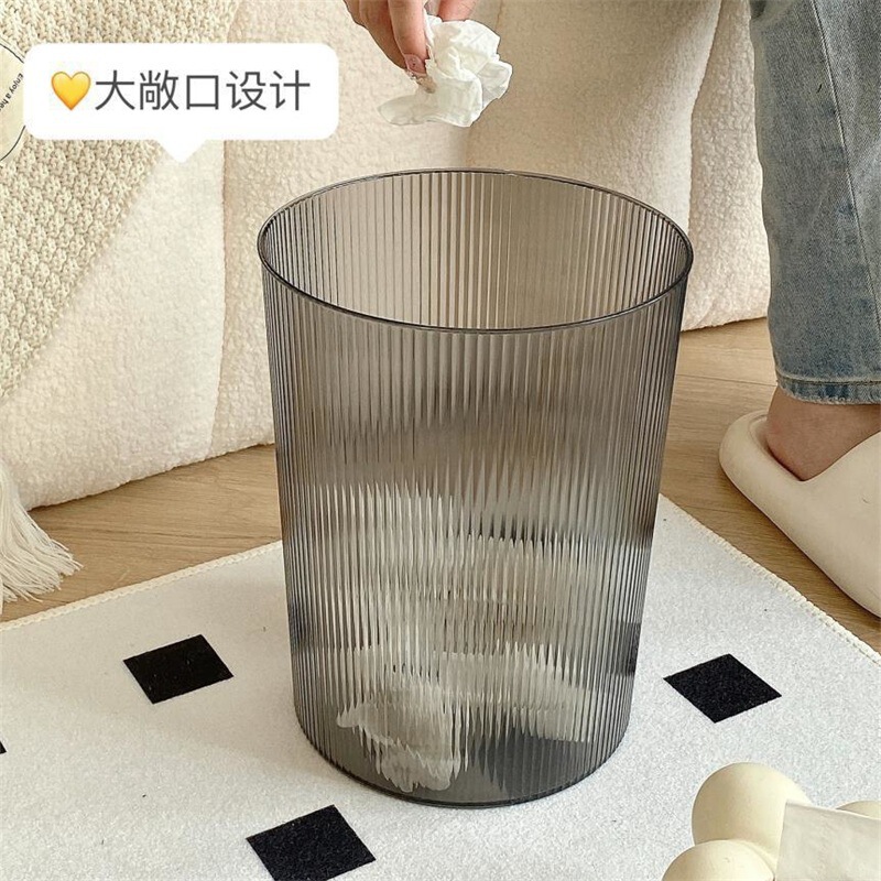 Transparent Trash Can for Home Use, Acrylic New Model for Bathroom, Toilet, Living Room, Office, High Aesthetic Value, Large Wastebasket for Dormitory Transparent Trash Can for Home Use, Acrylic New Model for Bathroom, Toilet, Living Room, Office, High Aesthetic Value, Large Wastebasket for Dormitory