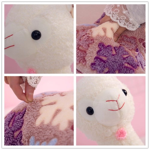 Забавная плюшевая альпака, игрушка, детская тряпичная кукла, подушка, подарок на день рождения