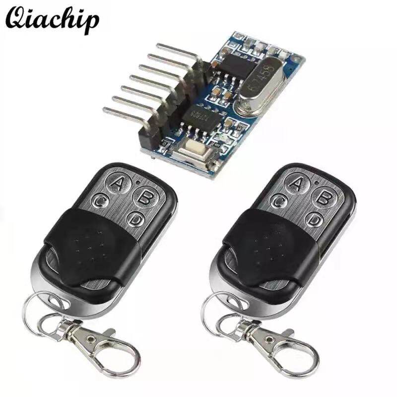 5V wireless mini receives transmitter 4 high level module output smart access control remote control switch signal 433