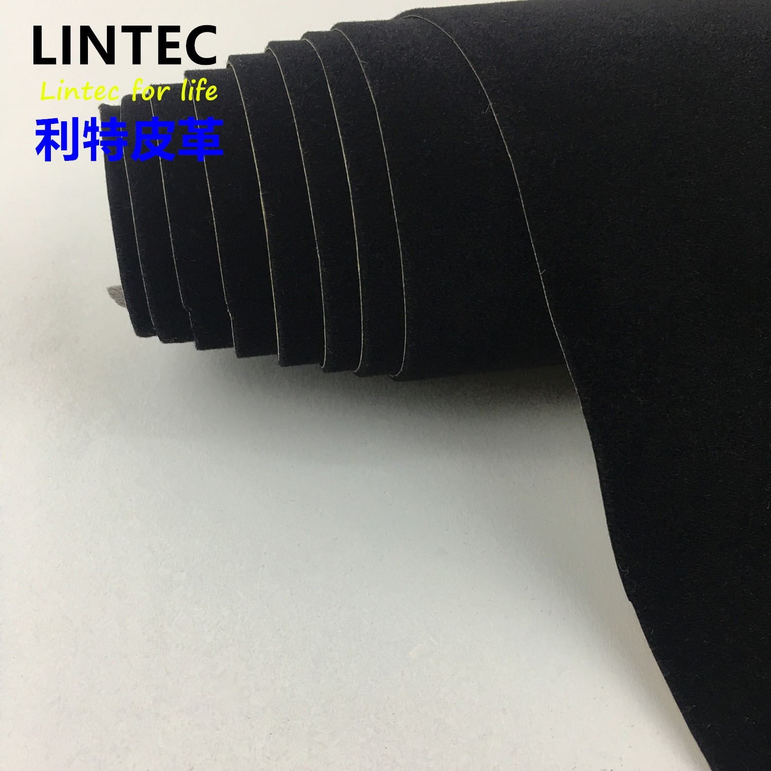 Black back glue self-adhesive flocking fabric with thick encrypted adhesive flocking cloth tape glue counter velvet cloth background decorative leather