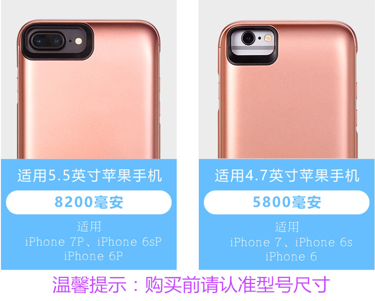 iphone5S 6S 4S quay lại trường hợp pin pin Apple SE 6Plus bên ngoài sạc điện thoại di động không dây