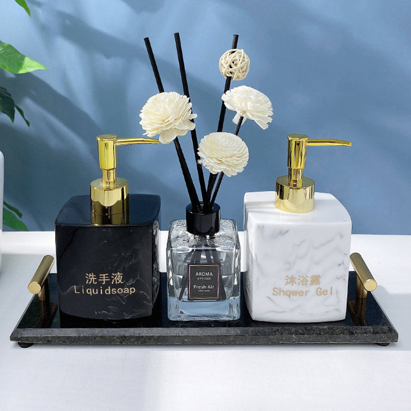 Hotel Lotion Bottle Hand Wash Liquid Bottle Press Body Wash Lotion Shampoo Bottle Packed Bottle SUIT-LIKE BOARD ROOM BATHROOM SUIT