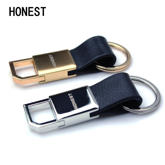 Honest/百诚 汽车真皮钥匙扣 精品钥匙圈 礼品  礼物