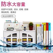 Desk file rack Data frame Waterproof a4 storage box Sundries Book column Desk Multi-layer office large shelf