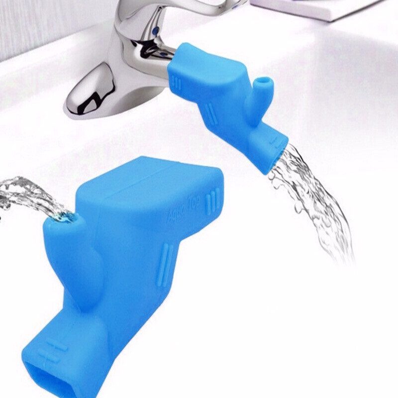 Anti-sprinkler faucet extension water guide silicone extension faucet outlet mouth gargle with anti-sprinkler