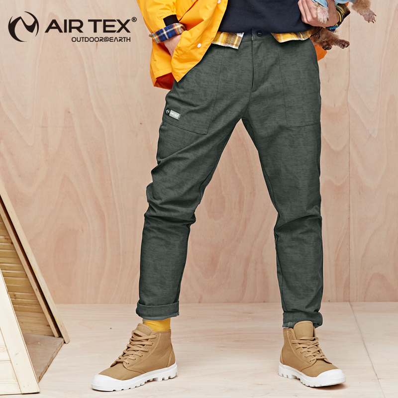 Airtex Art Dash Pants Men Outdoor Autumn winter Soft shell Cavet Thickened Windproof Mountaineering Warm Ski Pants