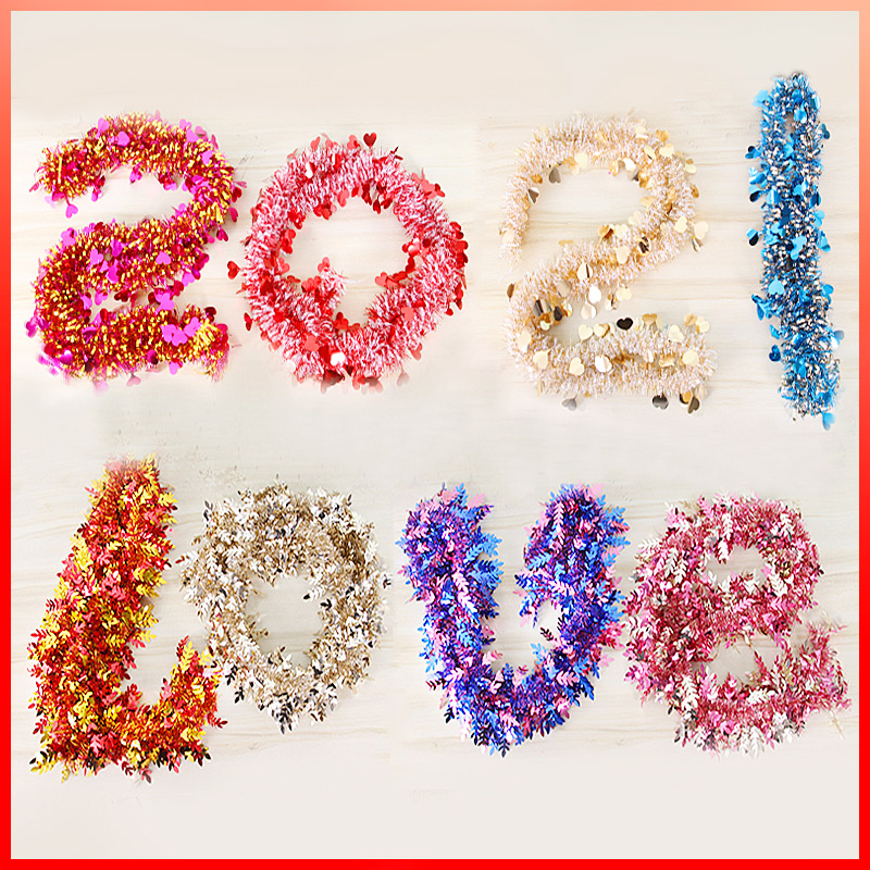 Wedding decoration supplies color strips fur pull peanut day decoration festival Christmas day ribbon decoration New Year wedding