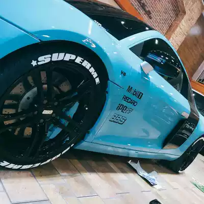 Custom car tire letter stickers 3D three-dimensional stickers Wheel stickers Modified personalized car tire custom car stickers