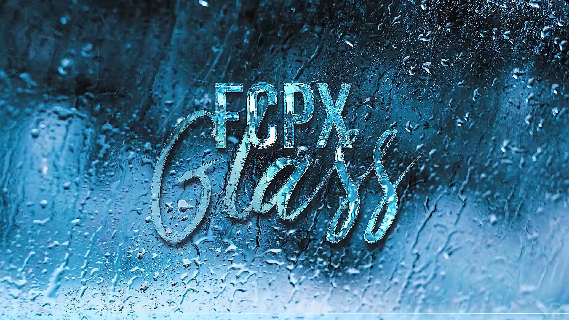 FCPX插件-专业玻璃效果制作工具 FrostyGlassFCPX插件