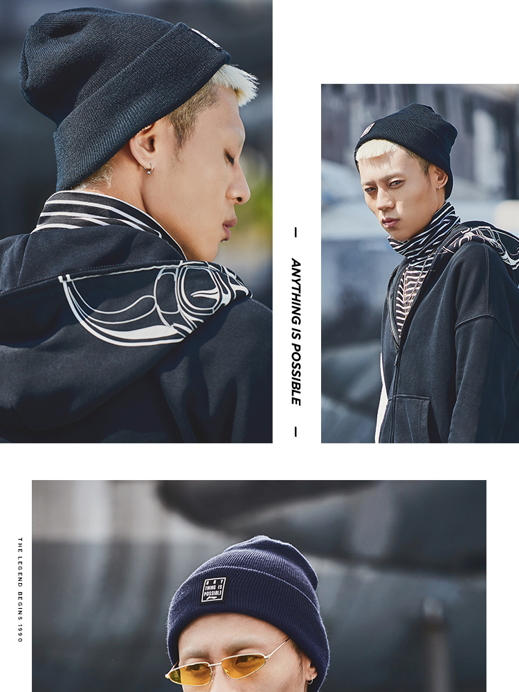 Li Ning Đan Cap Men 2018 Winter Star Wars Wade Road Ấm áp và thoải mái Xu hướng thể thao Cap nam nón adidas lưỡi chính hãng