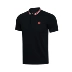 Li Ning ngắn tay áo polo nam Wade Road loạt ve áo đan ngắn 2018 quần áo thể thao mùa hè nam Áo polo thể thao