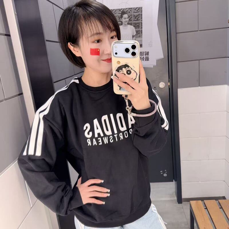 Adidas Genuine Men's and Women's Sports Casual Long-Sleeved Sweatshirt Pullover Kf5210 Adidas Genuine Men's and Women's Sports Casual Long-Sleeved Sweatshirt Pullover Kf5210