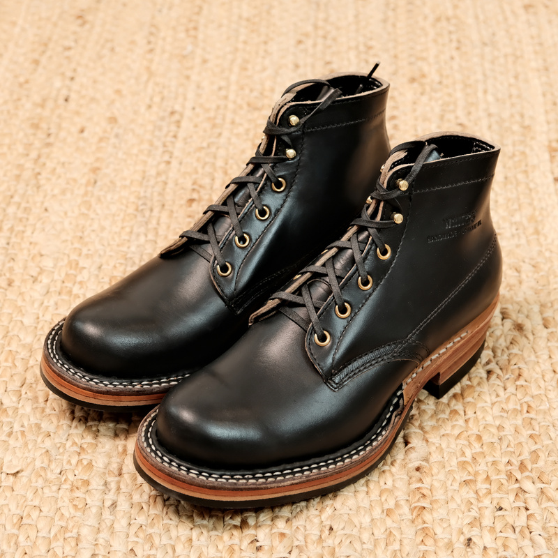 Restocked In-Stock White Work Boots Sd Black Horween Tea Core Leather Supports Authentication