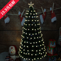 Christmas decoration 1 51 82 1 meter warm white LED flash crystal ball fiber optic Christmas tree glowing tree