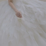 Свадебное платье, наряд маленькой принцессы, французский стиль, городской стиль, открытые плечи, подходит для подростков, 2020